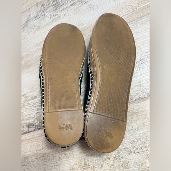 Coach Espadrilles Rae Black Size 9.5 - Picture 7 of 7